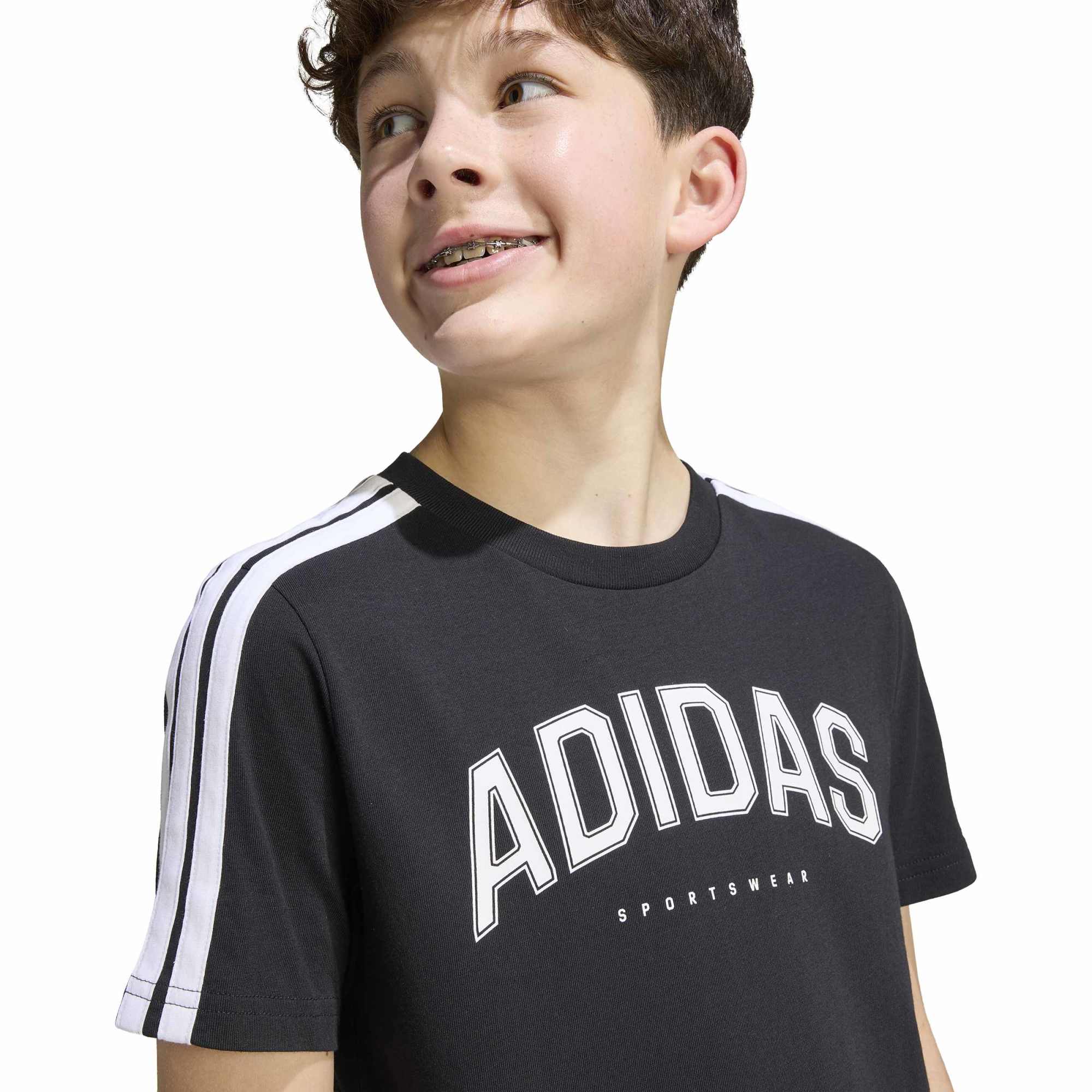 T-shirt Codes Collegiate Graphic Junior - Nero