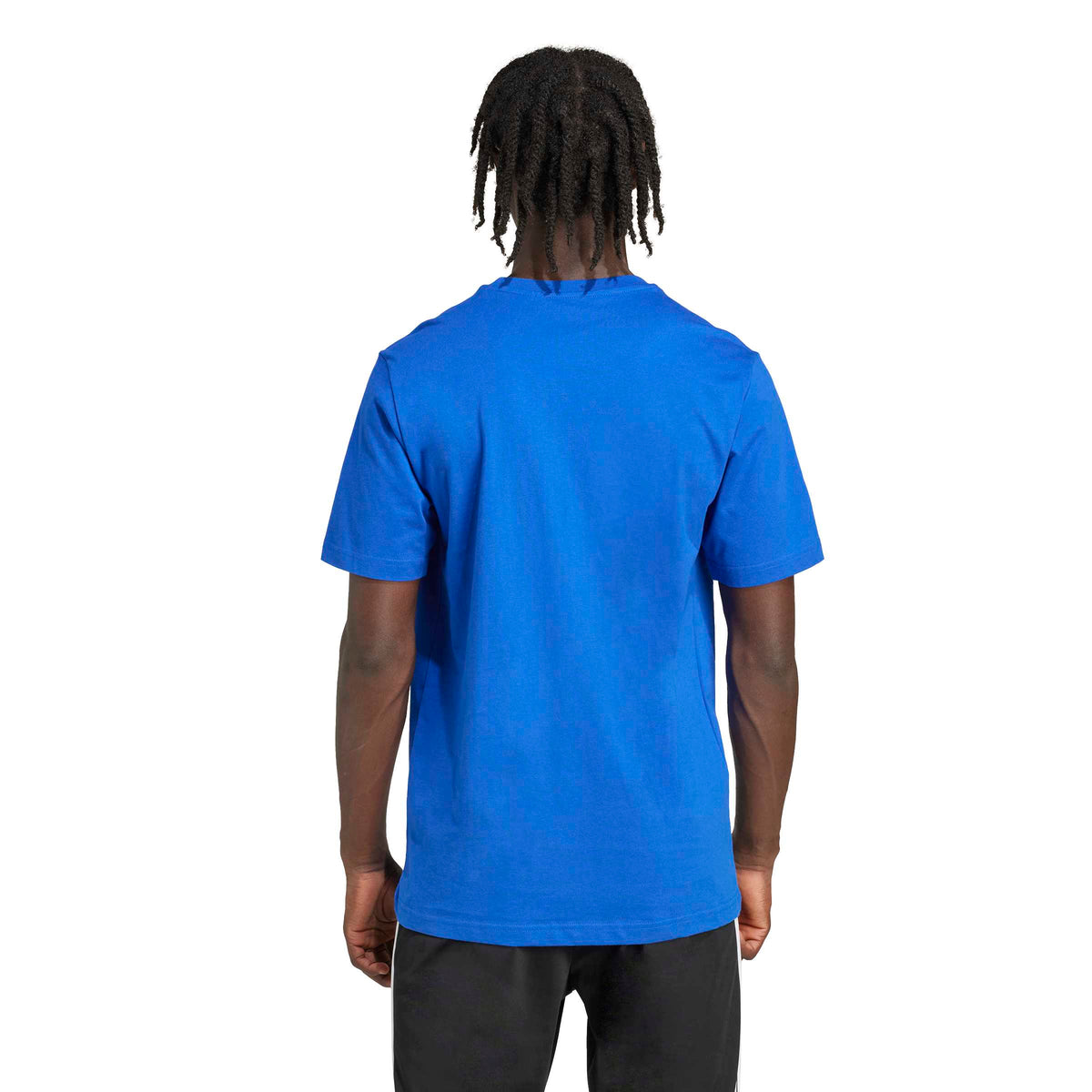 Adidas T-shirt Pennant Trim Graphic Blu