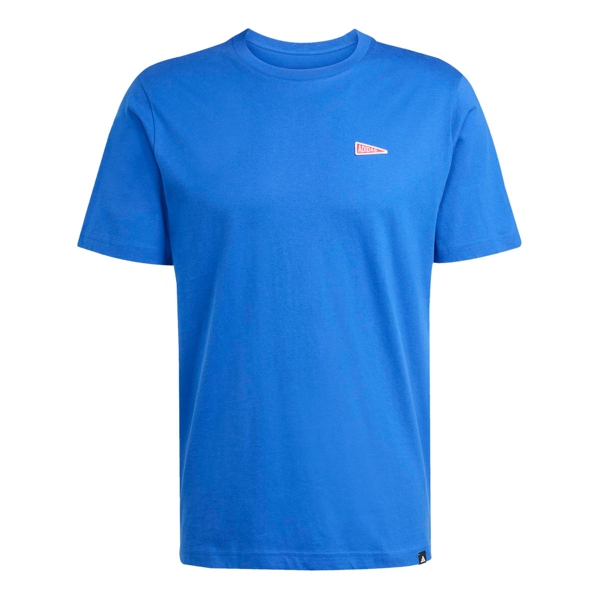 Adidas T-shirt Pennant Trim Graphic Blu