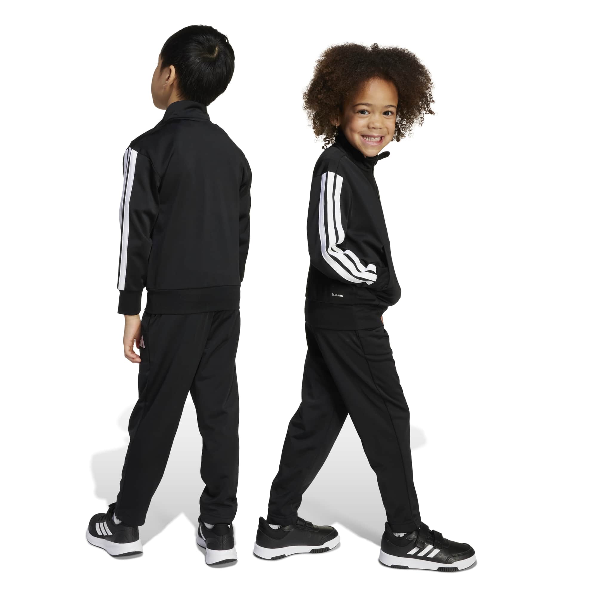 Tuta Essentials Climacool Kids - Nero / Bianco