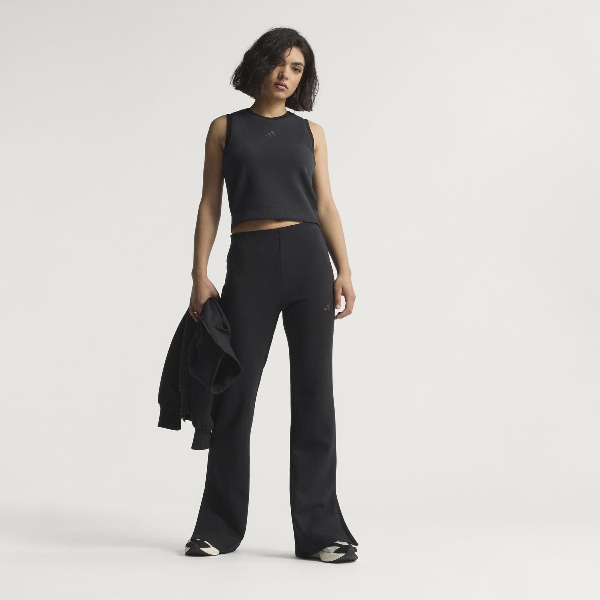 Pantaloni svasati Soft Lux - Nero