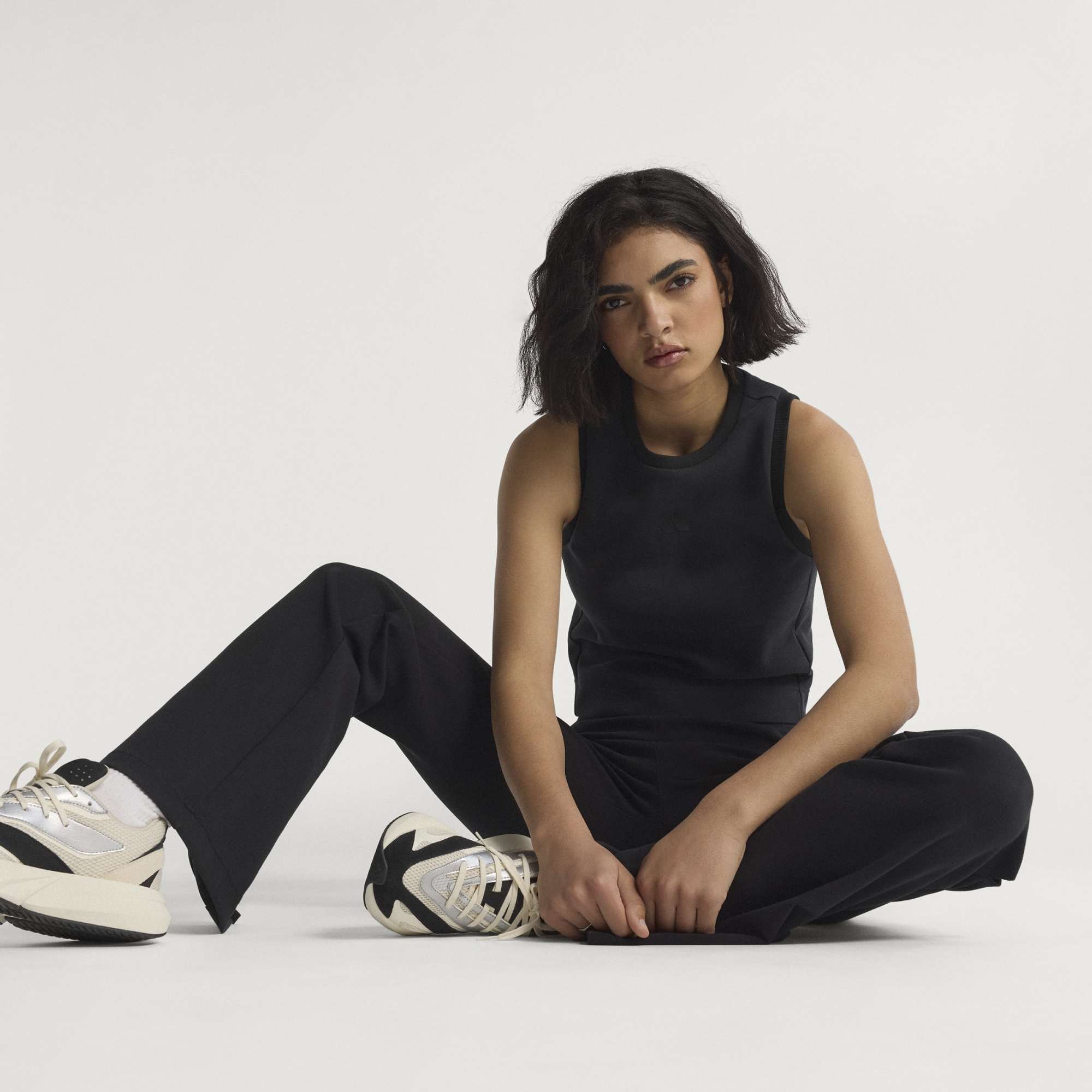 Pantaloni svasati Soft Lux - Nero