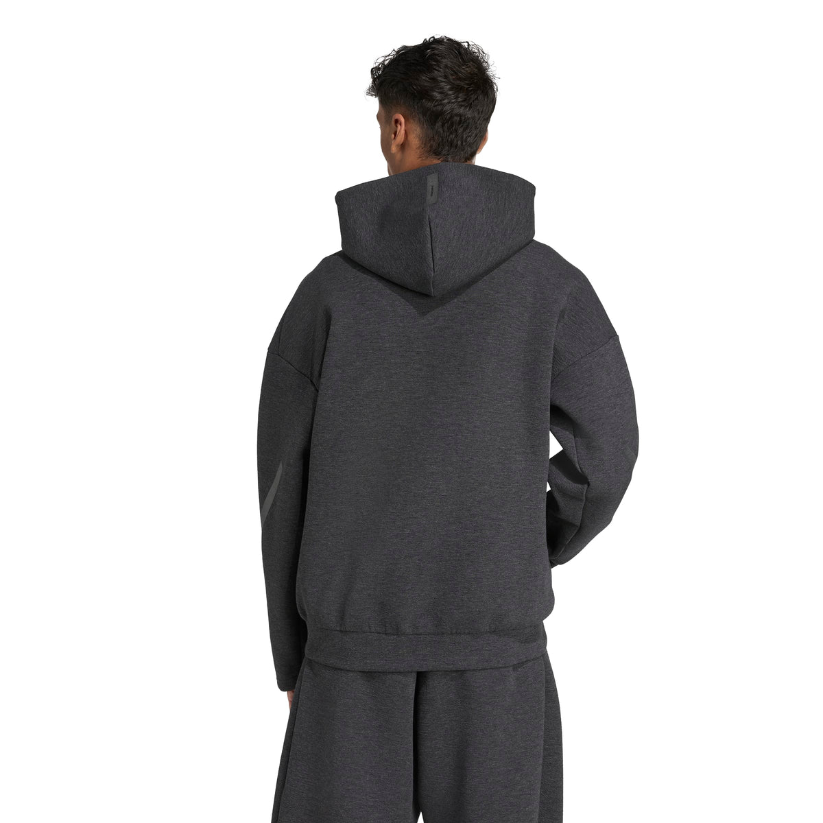 Adidas Z.n.e. Felpa con Cappuccio Premium A Zip Intera Nero