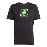 T-shirt con grafica Old-school Futurism - Nero