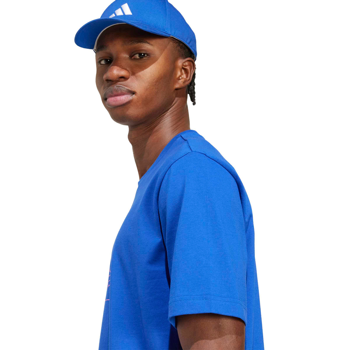 Adidas T-shirt con Grafica Old-school Futurism Blu