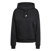 Adidas Felpa con Cappuccio Essentials Small Logo Feel Cozy Nero