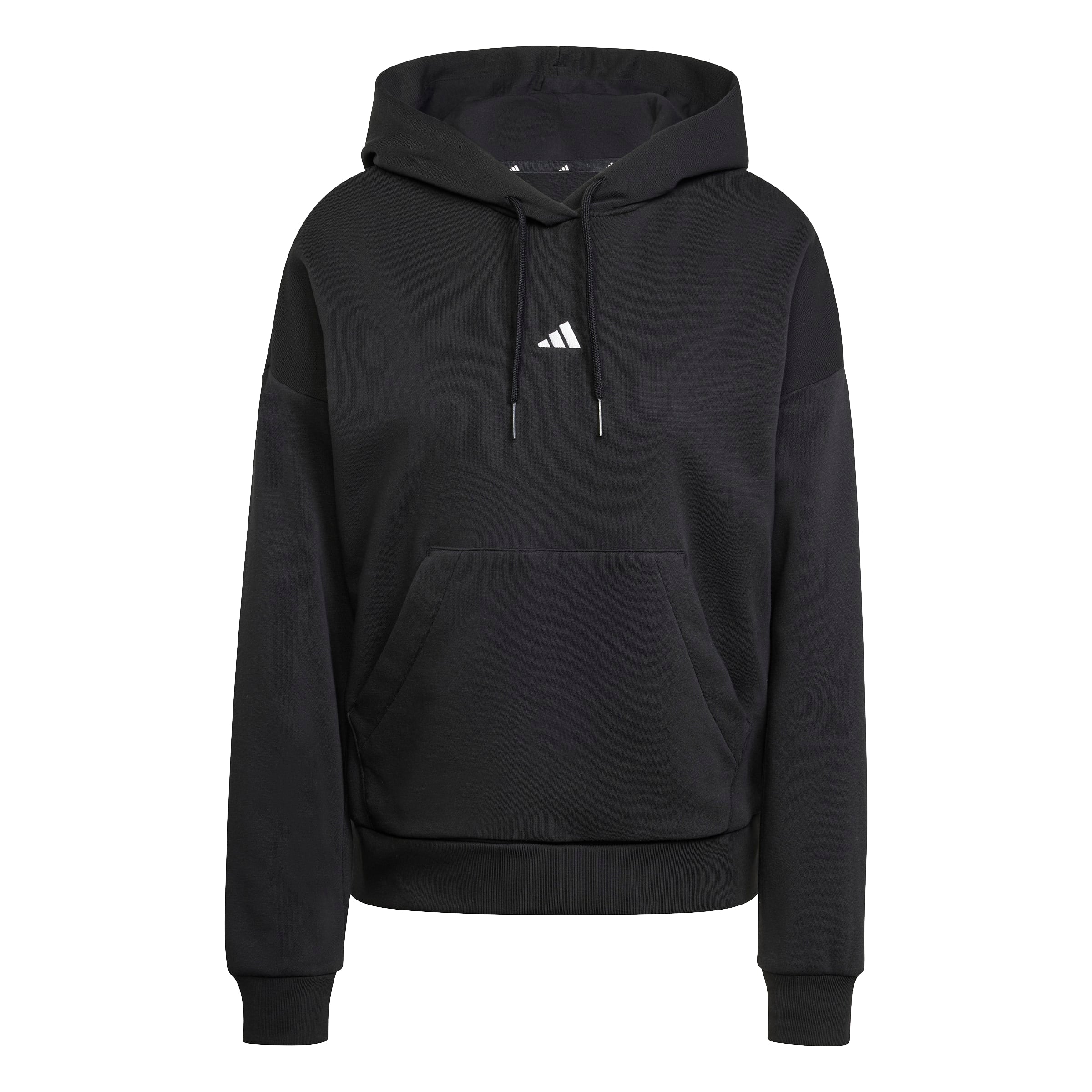 Adidas Felpa con Cappuccio Essentials Small Logo Feel Cozy Nero