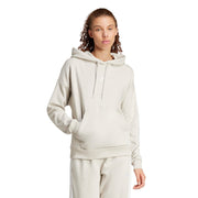 Adidas Felpa con Cappuccio Essentials Small Logo Feel Cozy Grigio