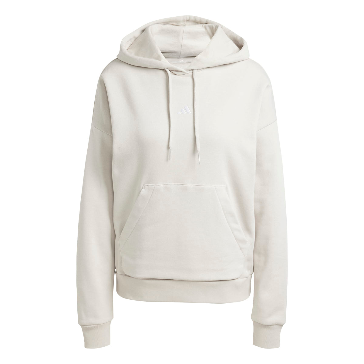 Adidas Felpa con Cappuccio Essentials Small Logo Feel Cozy Grigio
