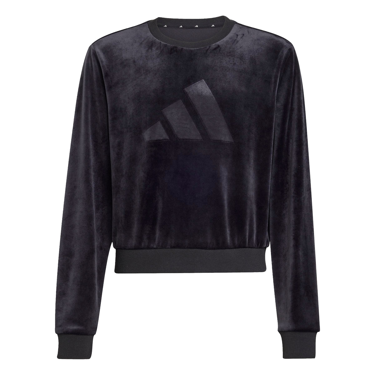 Adidas Felpa Corta da Donna Holiday Glam Nero