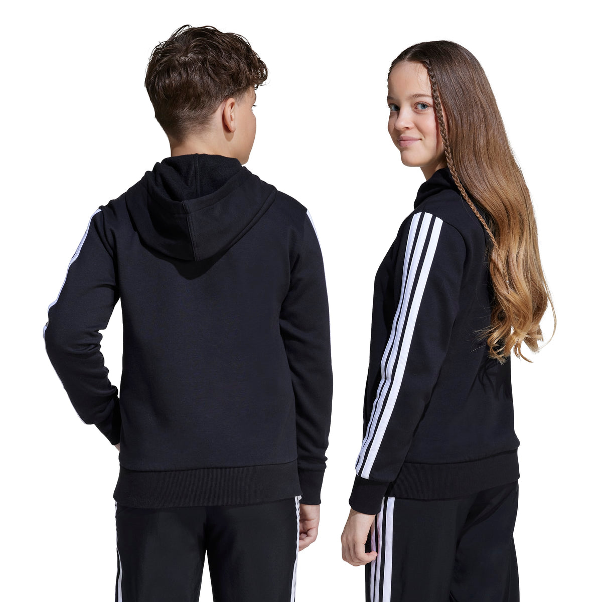 Adidas Felpa con Cappuccio Essentials Nero