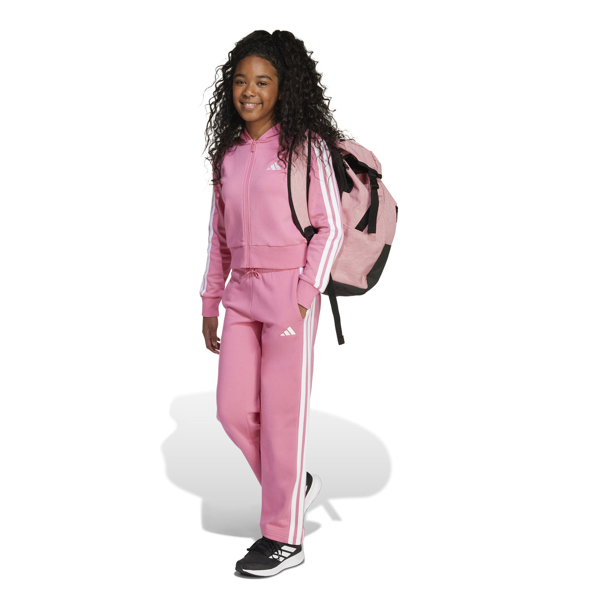Adidas Essentials Tuta Bambino Rosa