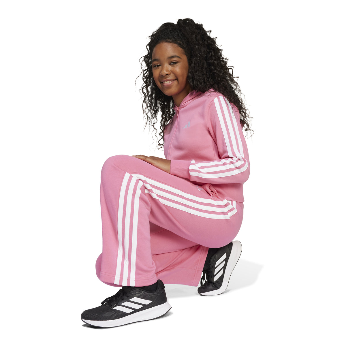 Adidas Essentials Tuta Bambino Rosa