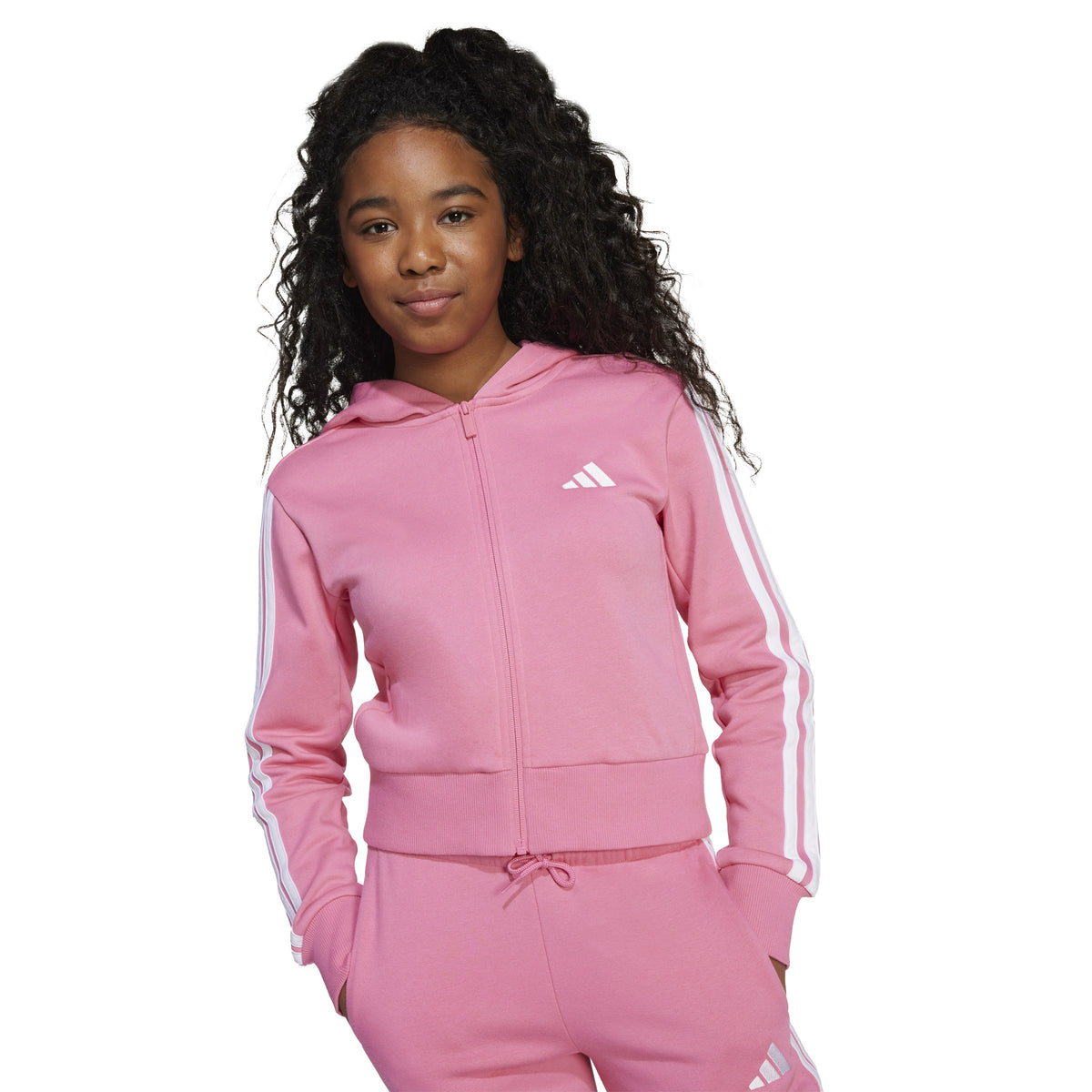 Adidas Essentials Tuta Bambino Rosa