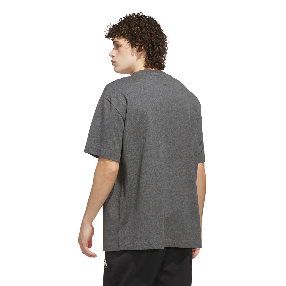 Adidas T-shirt Basketball Grigio