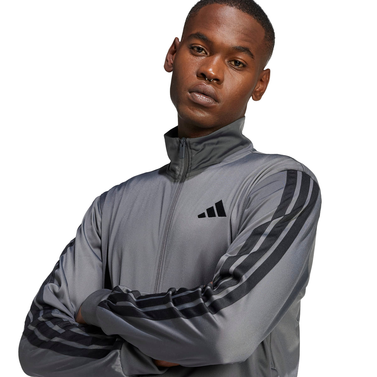Adidas Giacca da Allenamento Dayready Grigio