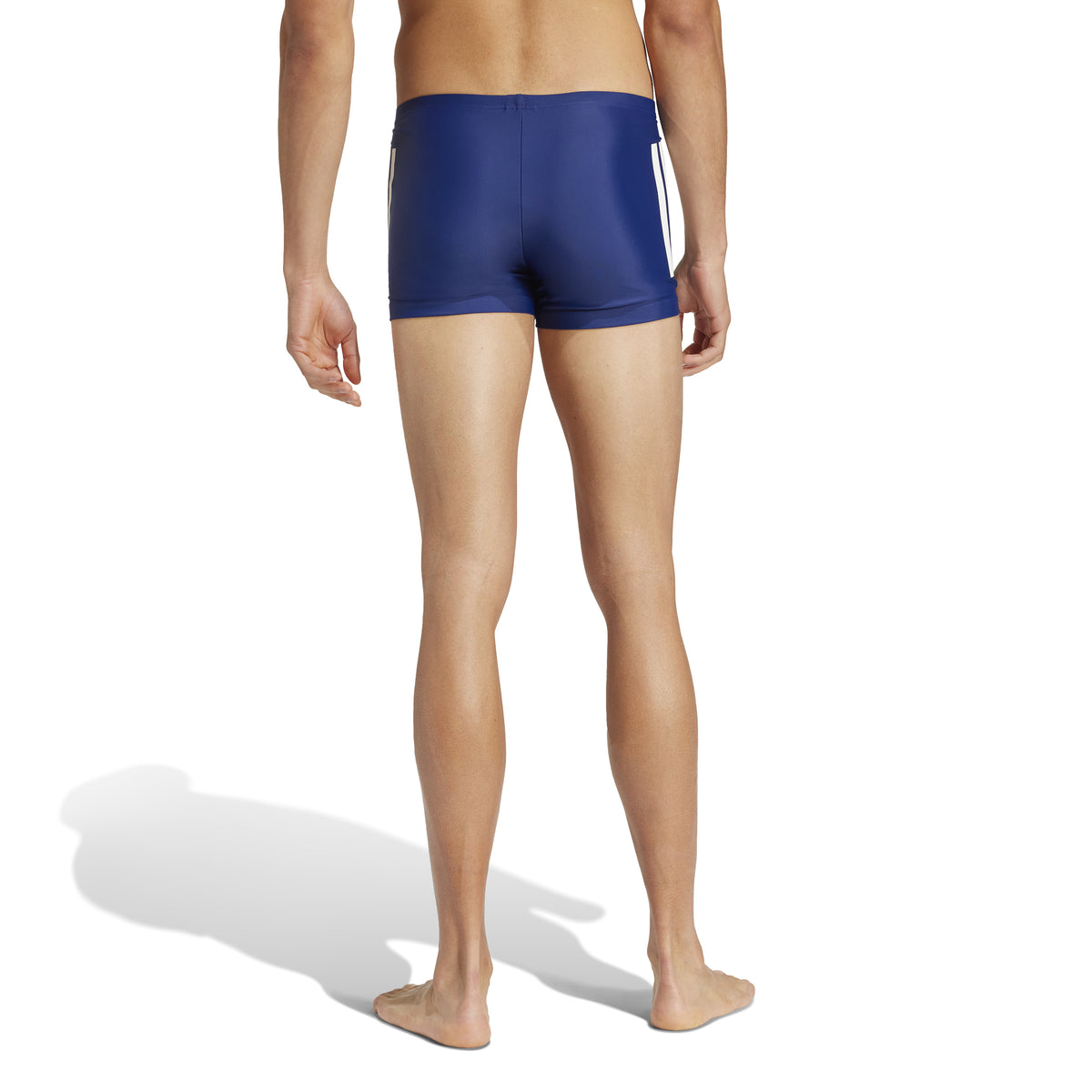 Adidas Boxer da Nuoto 3-Stripes 2-Inch Blu