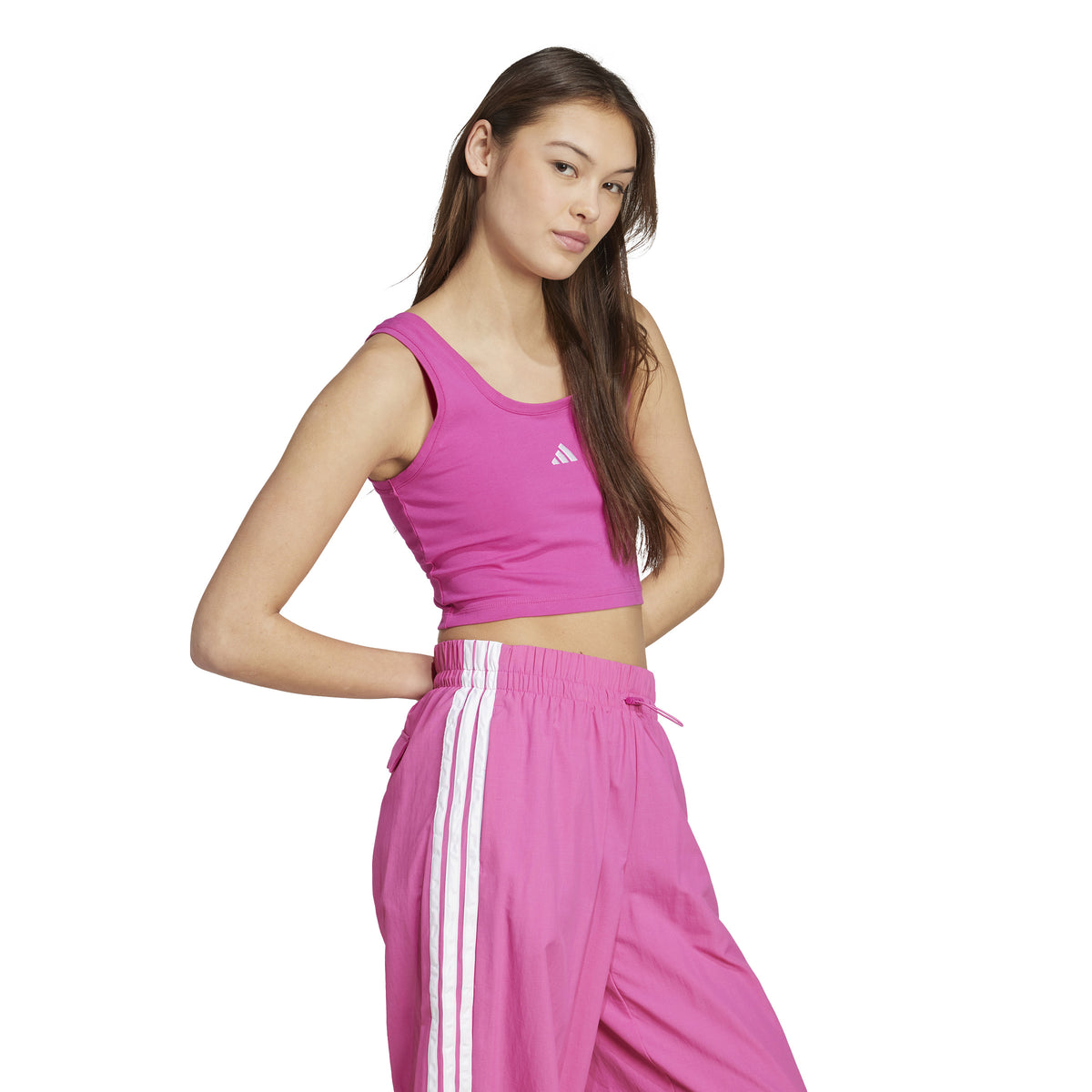 Adidas Canotta Essentials Small Logo Cotton Lifestyle Rosa