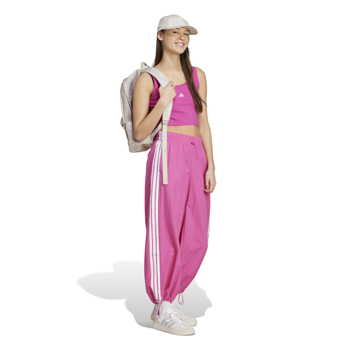 Adidas Canotta Essentials Small Logo Cotton Lifestyle Rosa