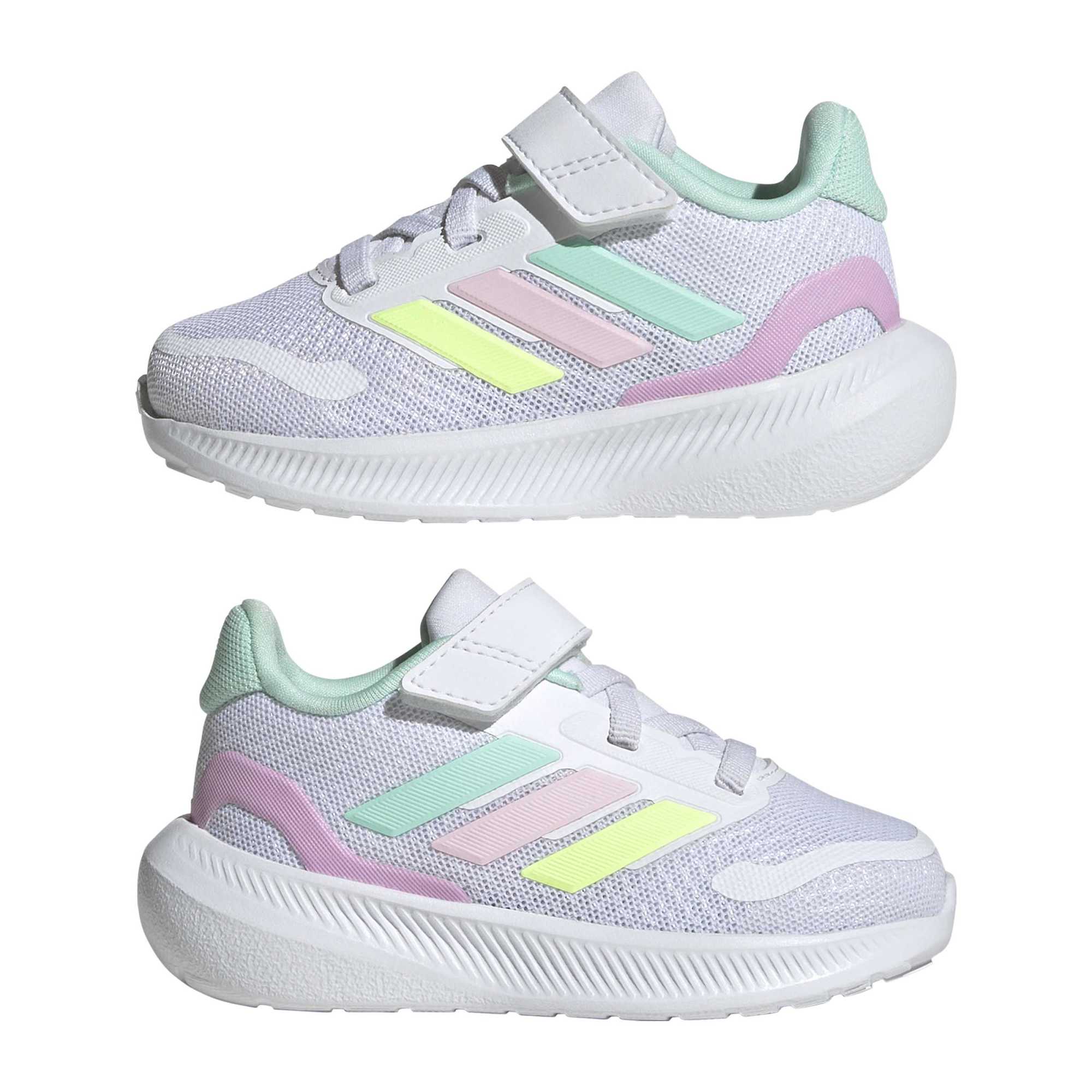 Runfalcon 5 Shoes Neonato - Bianco / Verde / Rosa