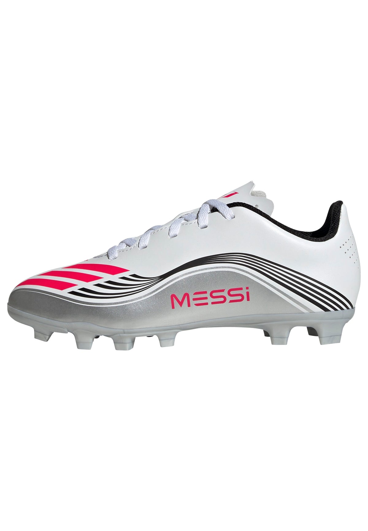 Adidas F50 Messi Club Scarpe Rigide/multi-terreno Bambini Bianco
