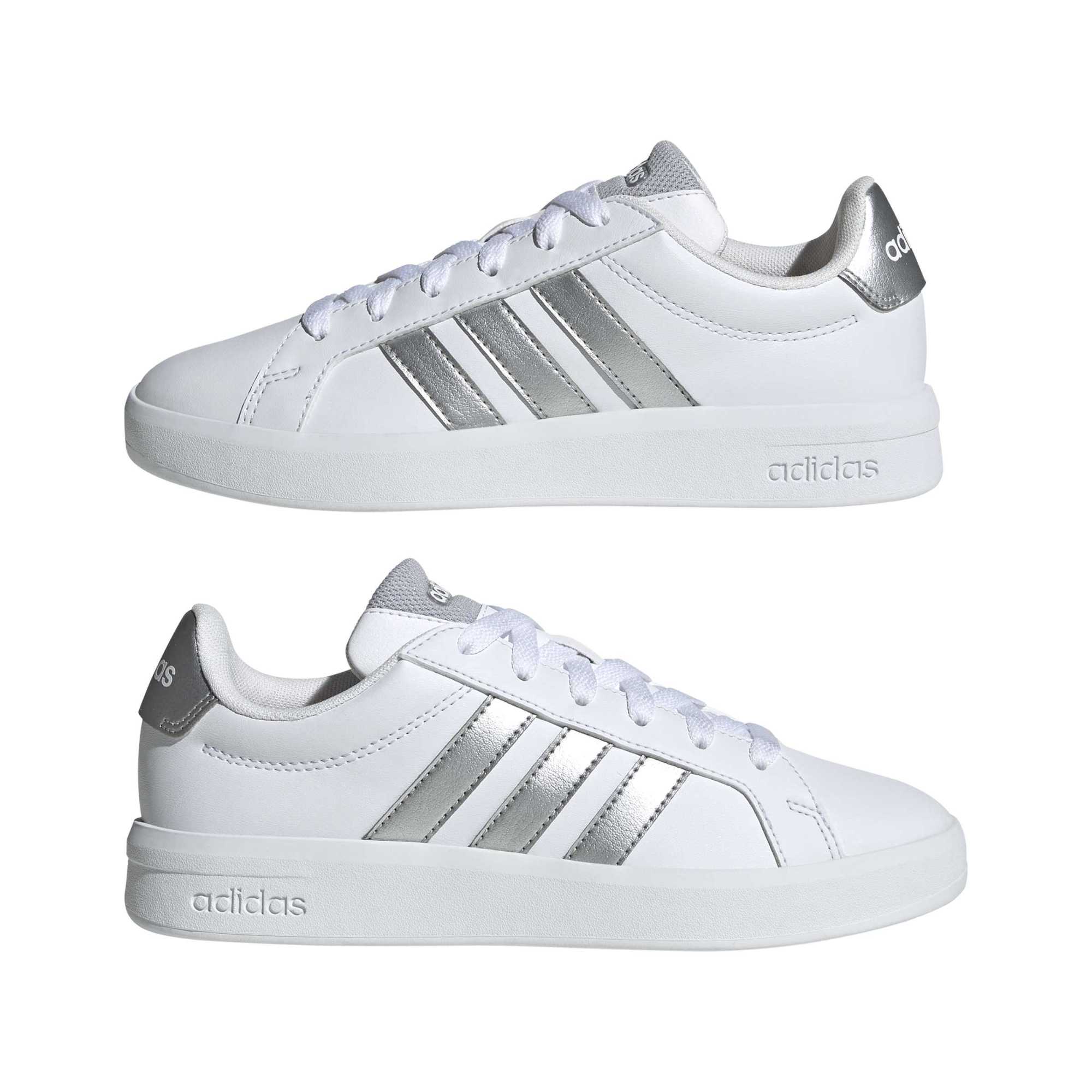 Scarpe Grand Court 3.0 Junior - Bianco / Argento