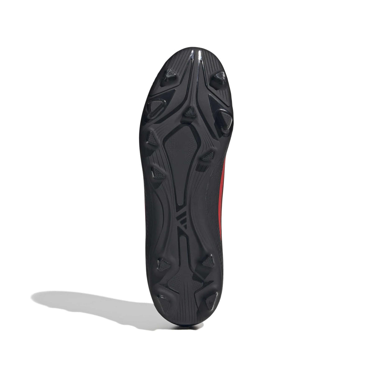 Scarpe da calcio F50 CLUB mid-cut per terreni naturali compatti/multiterreno - Nero / Rosso
