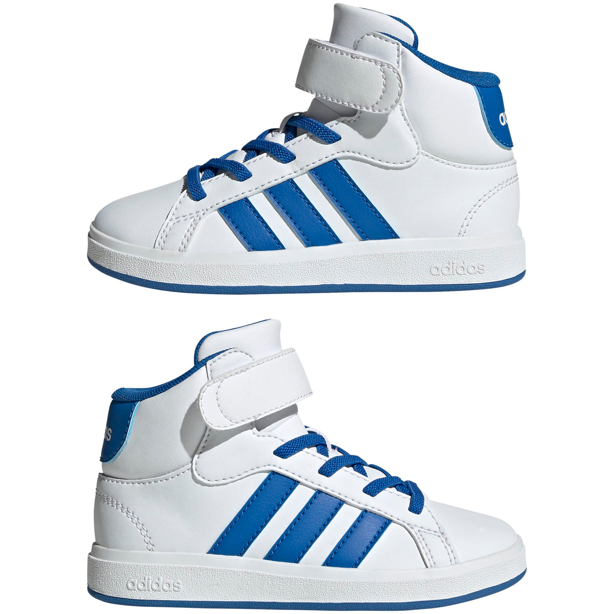 Adidas Scarpe Grand Court Mid Bambino Bianco