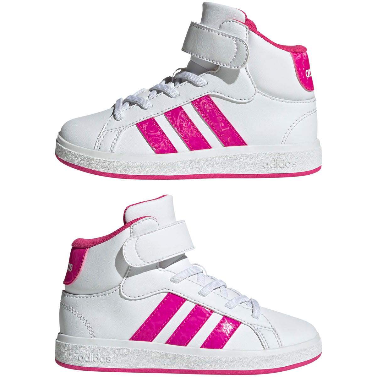 Adidas Scarpe Grand Court Mid Bambino Bianco