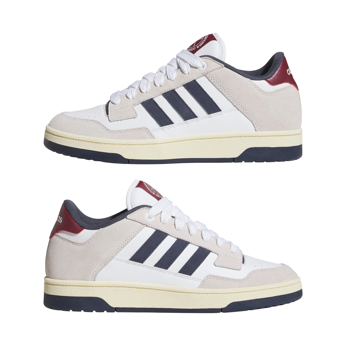 Adidas Scarpe Rapid Court Low Bianco