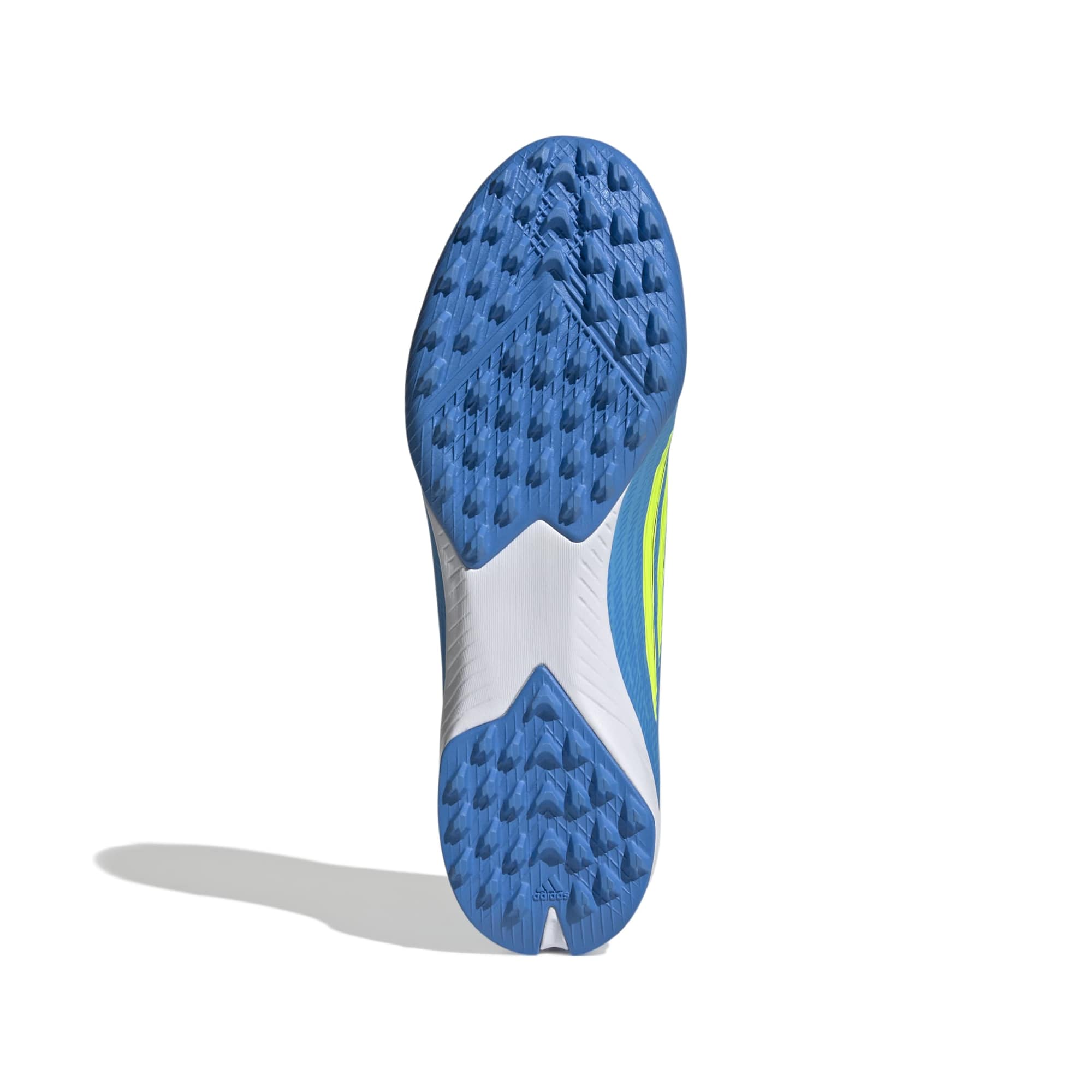 Scarpe da calcio F50 LEAGUE per erba sintetica - Blu / Giallo