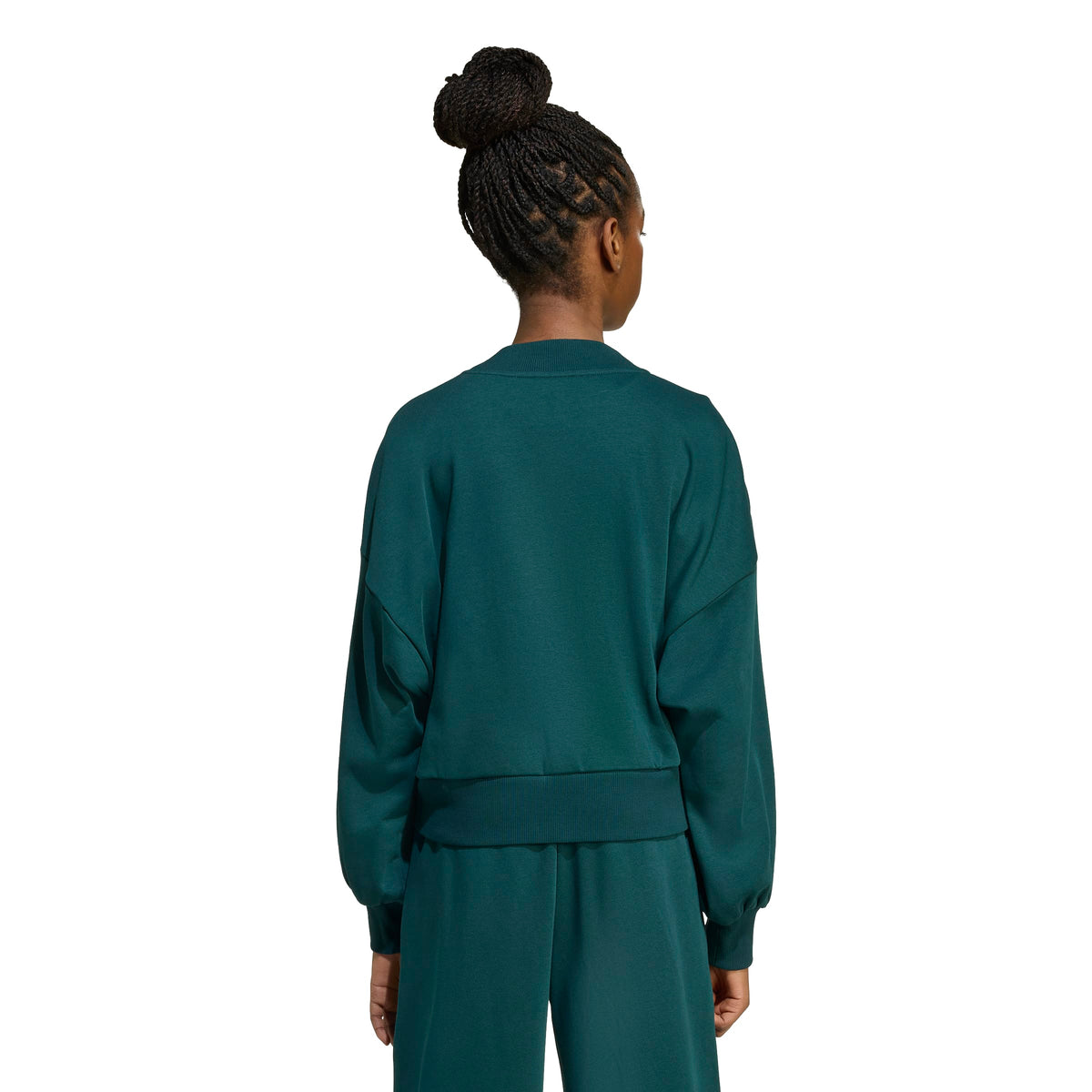 Adidas Felpa Seasonals Essentials Collegiale Grafica Girocollo Bambini Verde