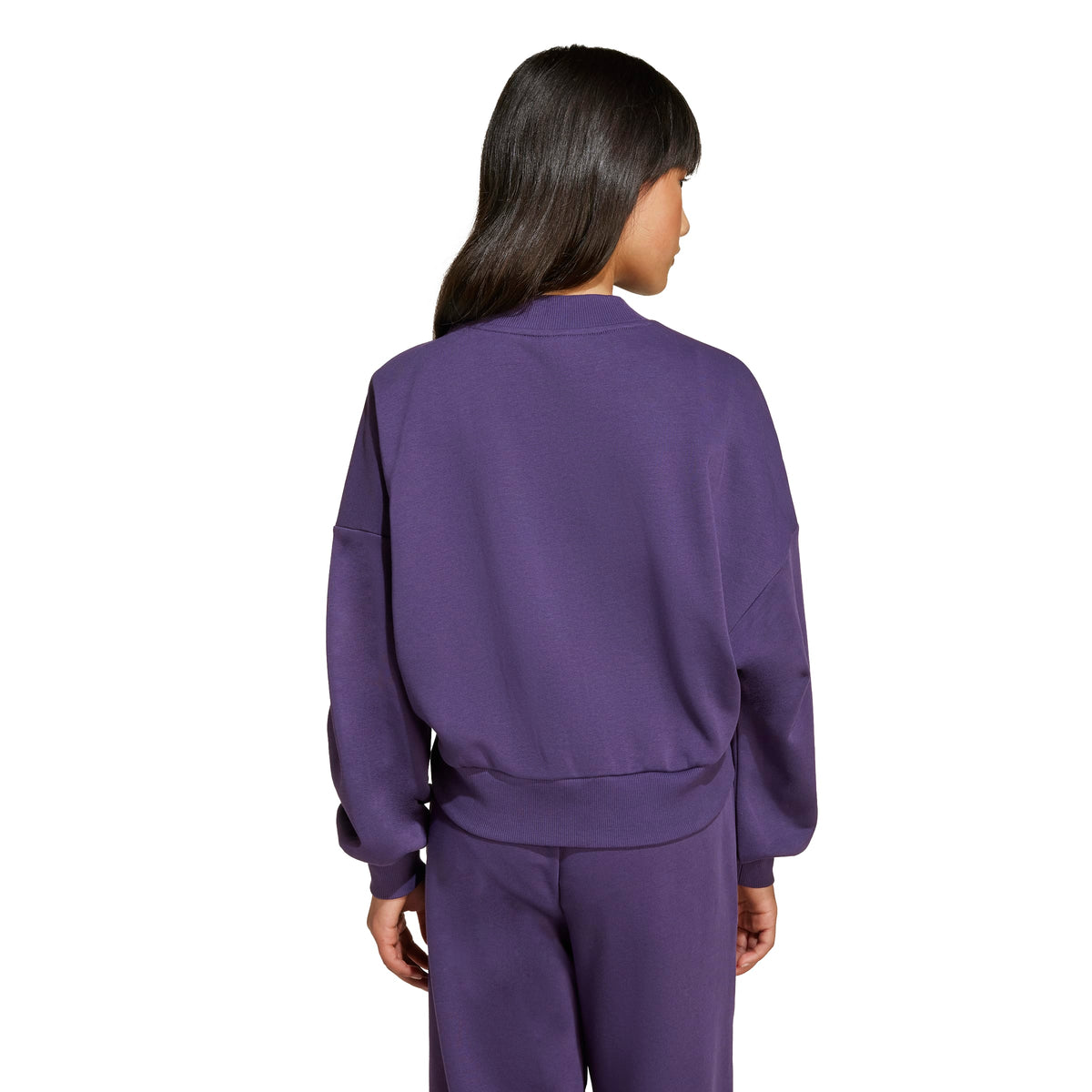 Adidas Felpa Seasonals Essentials Collegiale Grafica Girocollo Bambini Viola