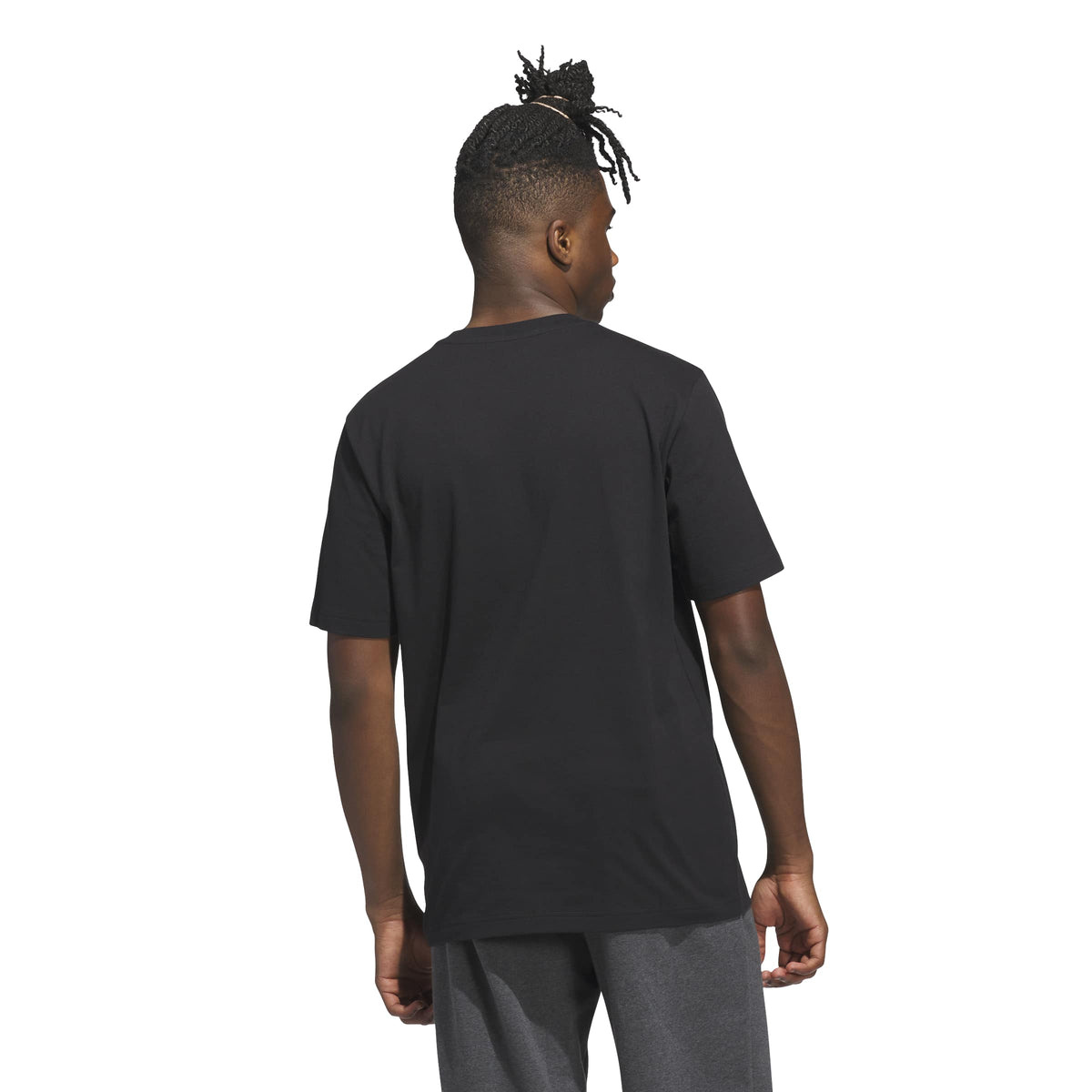 Adidas T-shirt con Grafica Varsity Crest Nero