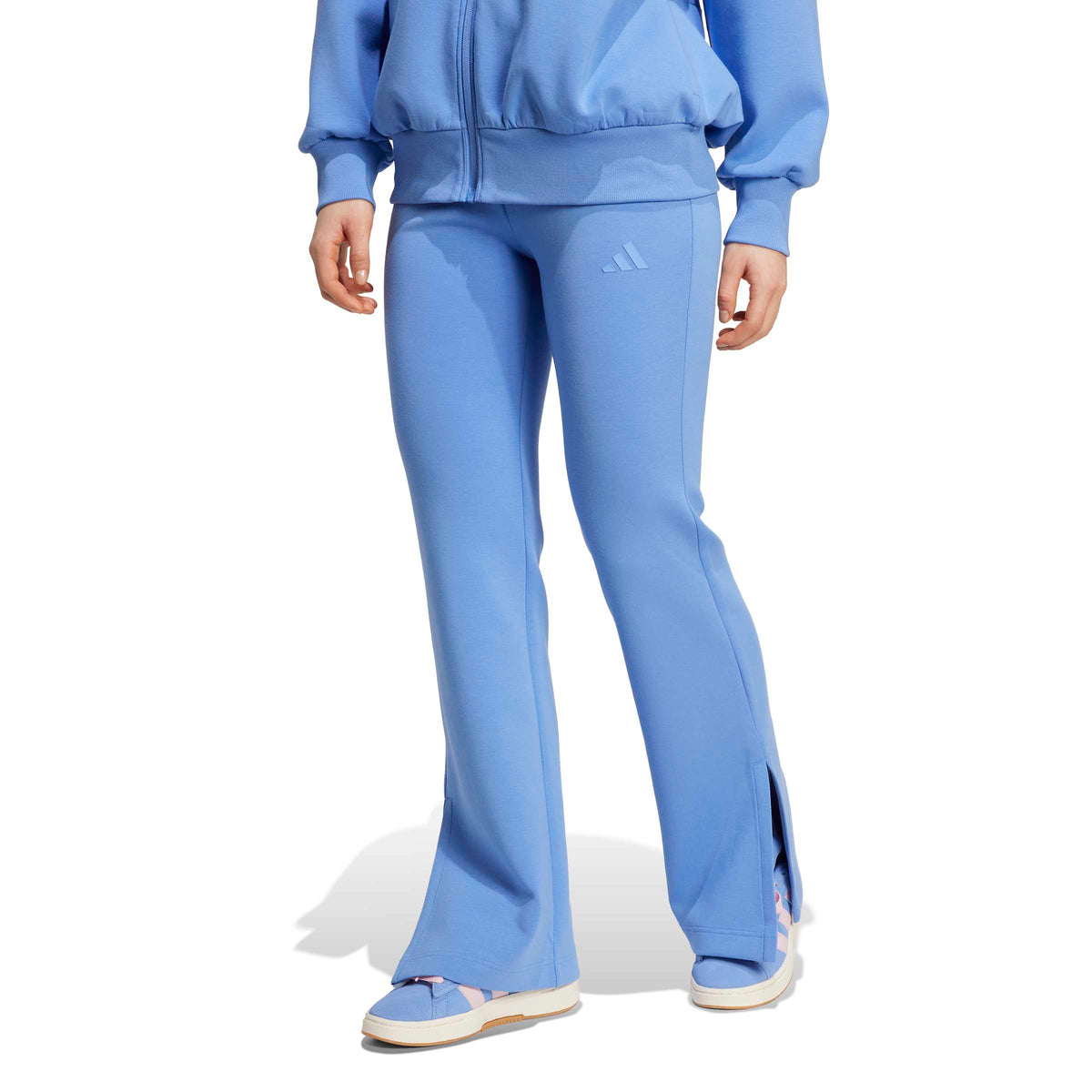 Adidas Pantaloni Svasati Soft Lux Blu