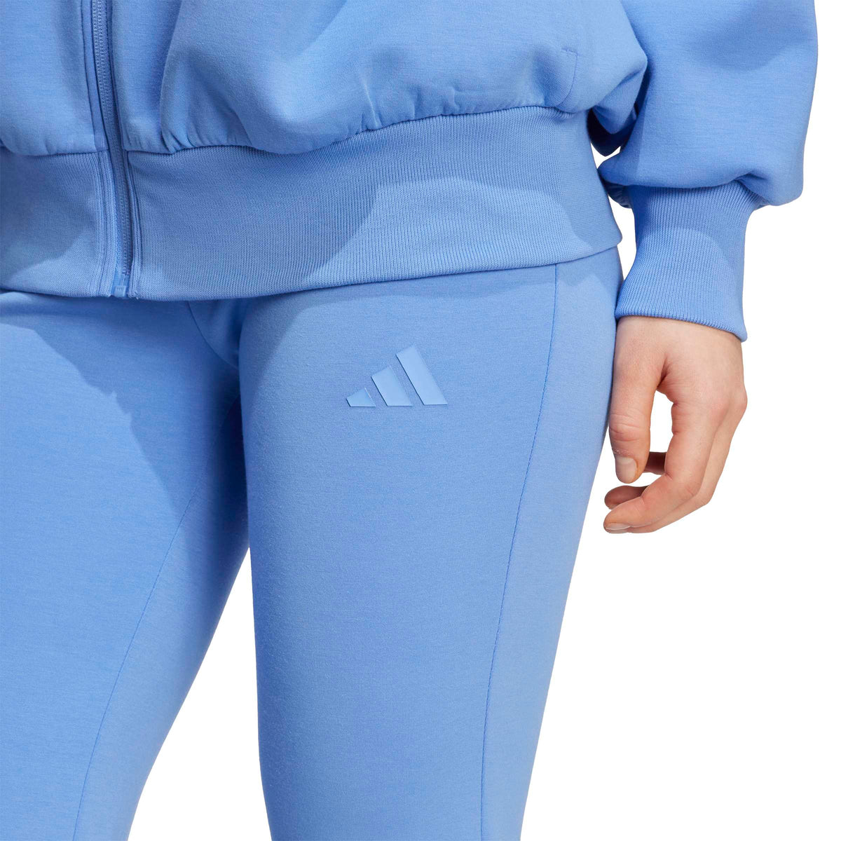 Adidas Pantaloni Svasati Soft Lux Blu