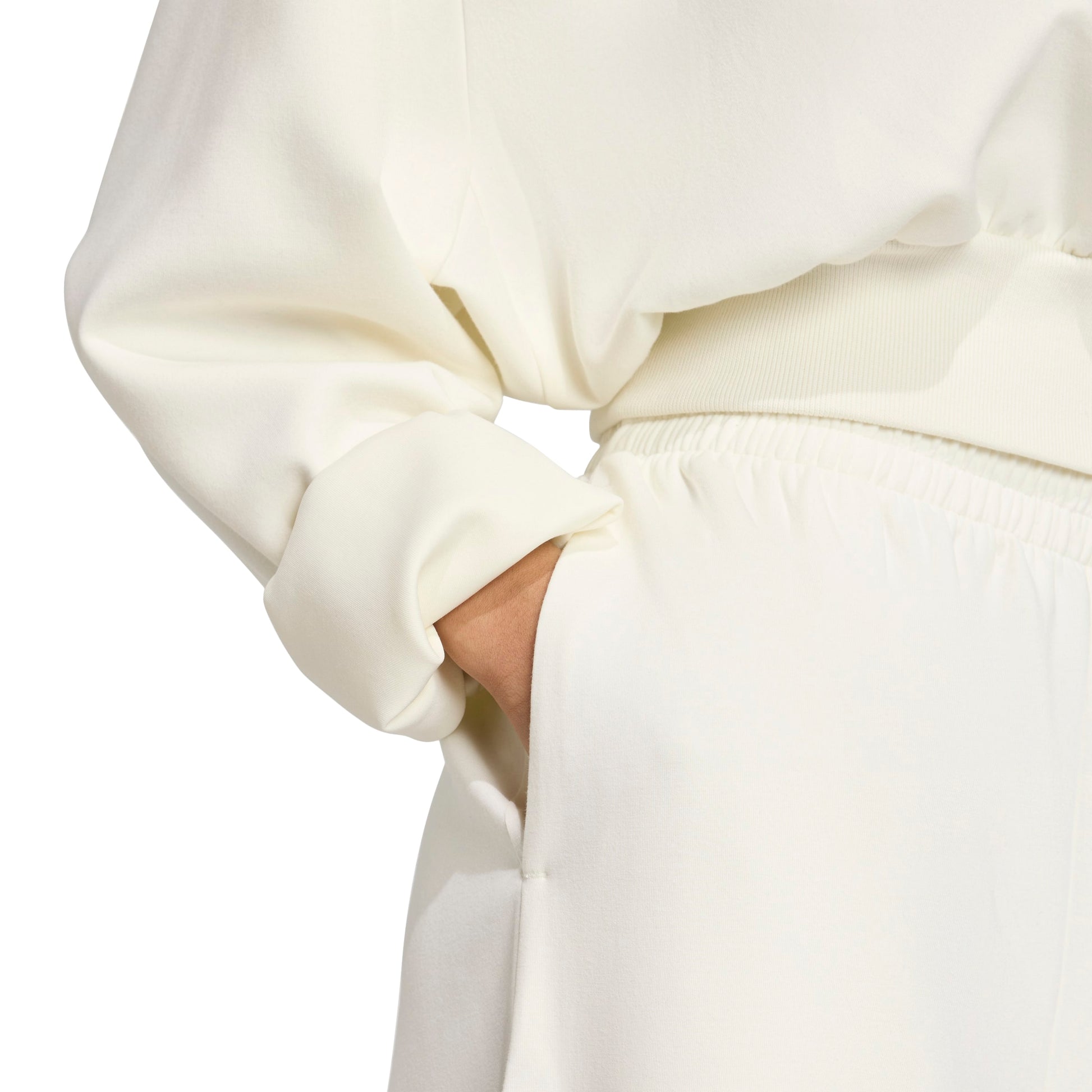 Adidas Felpa Soft Lux Loose Bianco
