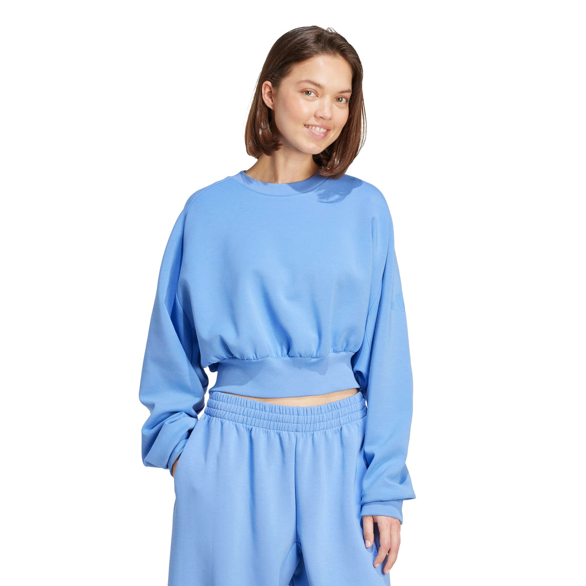Adidas Felpa Soft Lux Loose Blu