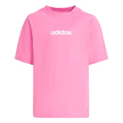 T-shirt Essentials Kids - Rosa / Bianco