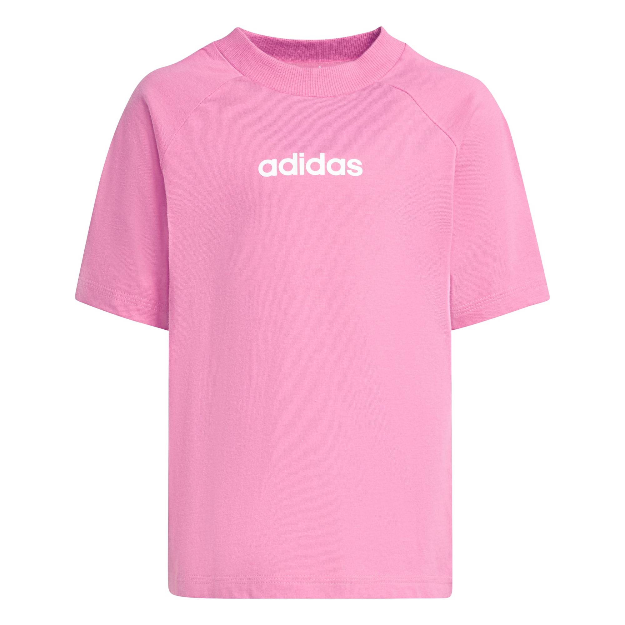 T-shirt Essentials Kids - Rosa / Bianco