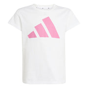 T-shirt Essentials Ragazzo - Bianco / Rosa