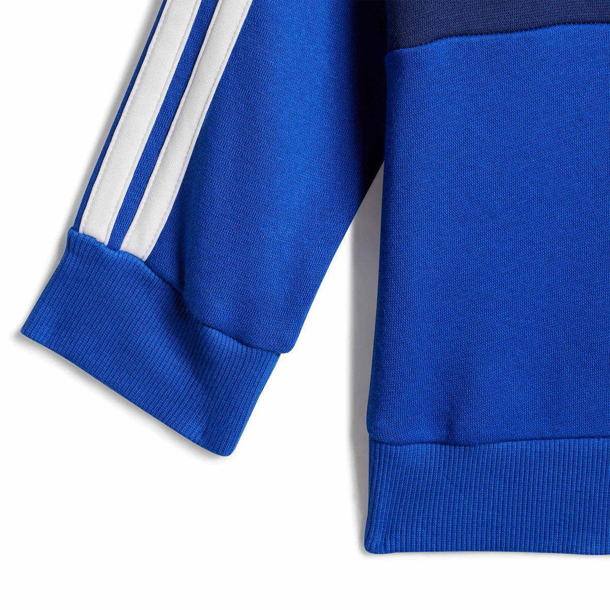 Adidas Completo Seasonal Essentials Tiberio 3-Stripes Fleece Crew Blu