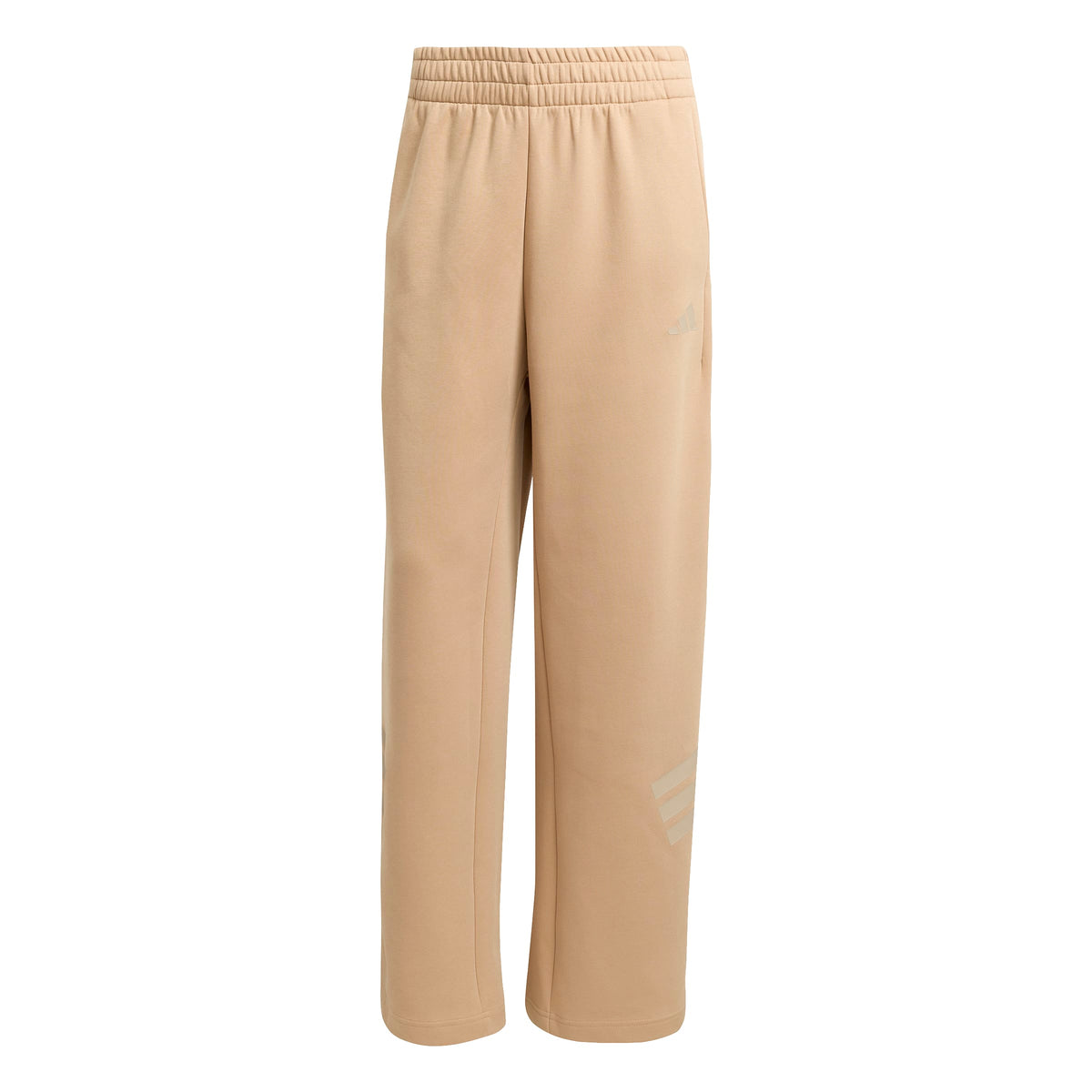 Adidas Pantaloni Future Icons 3-Stripes Open-hem Marrone