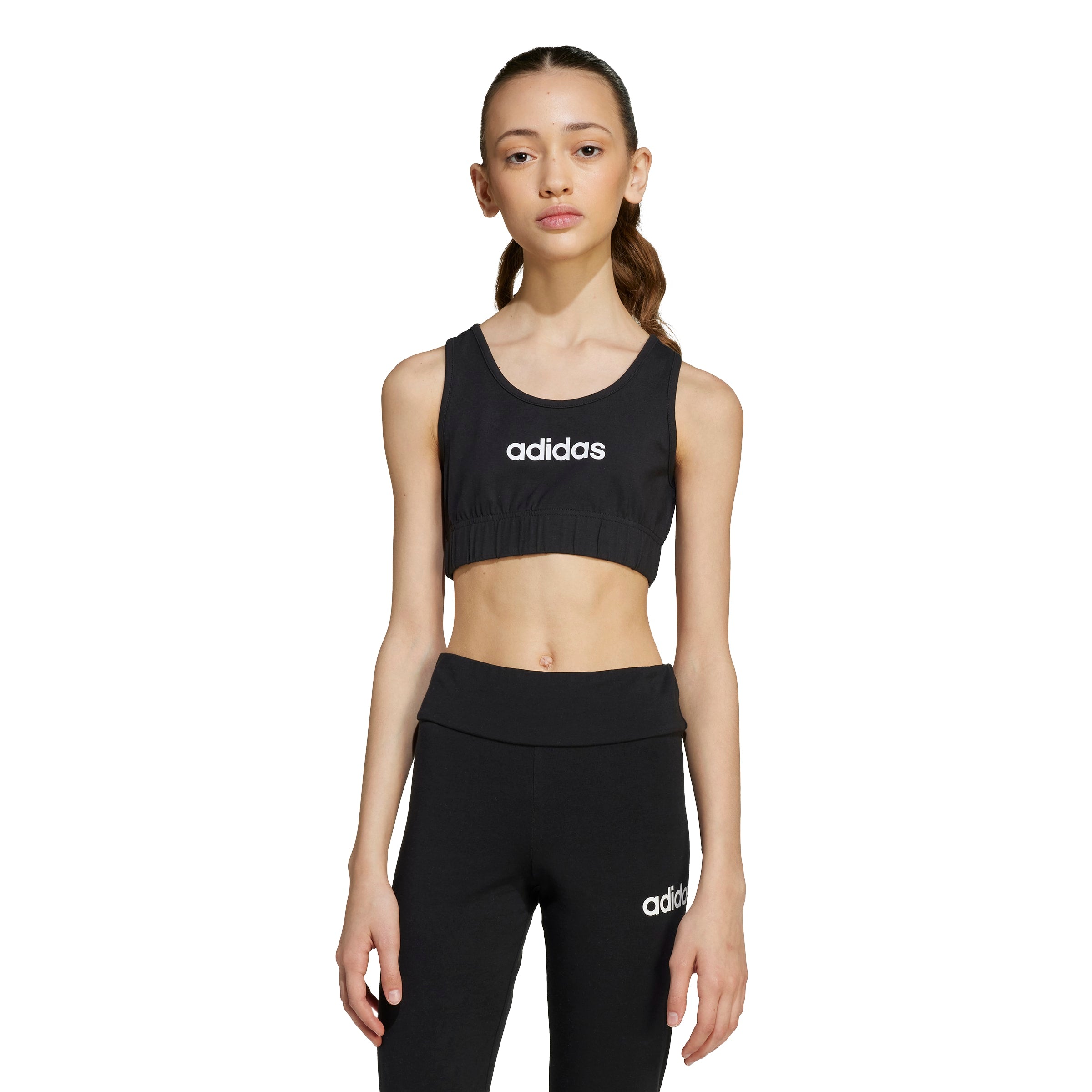 Adidas Reggiseno Sportivo Nero