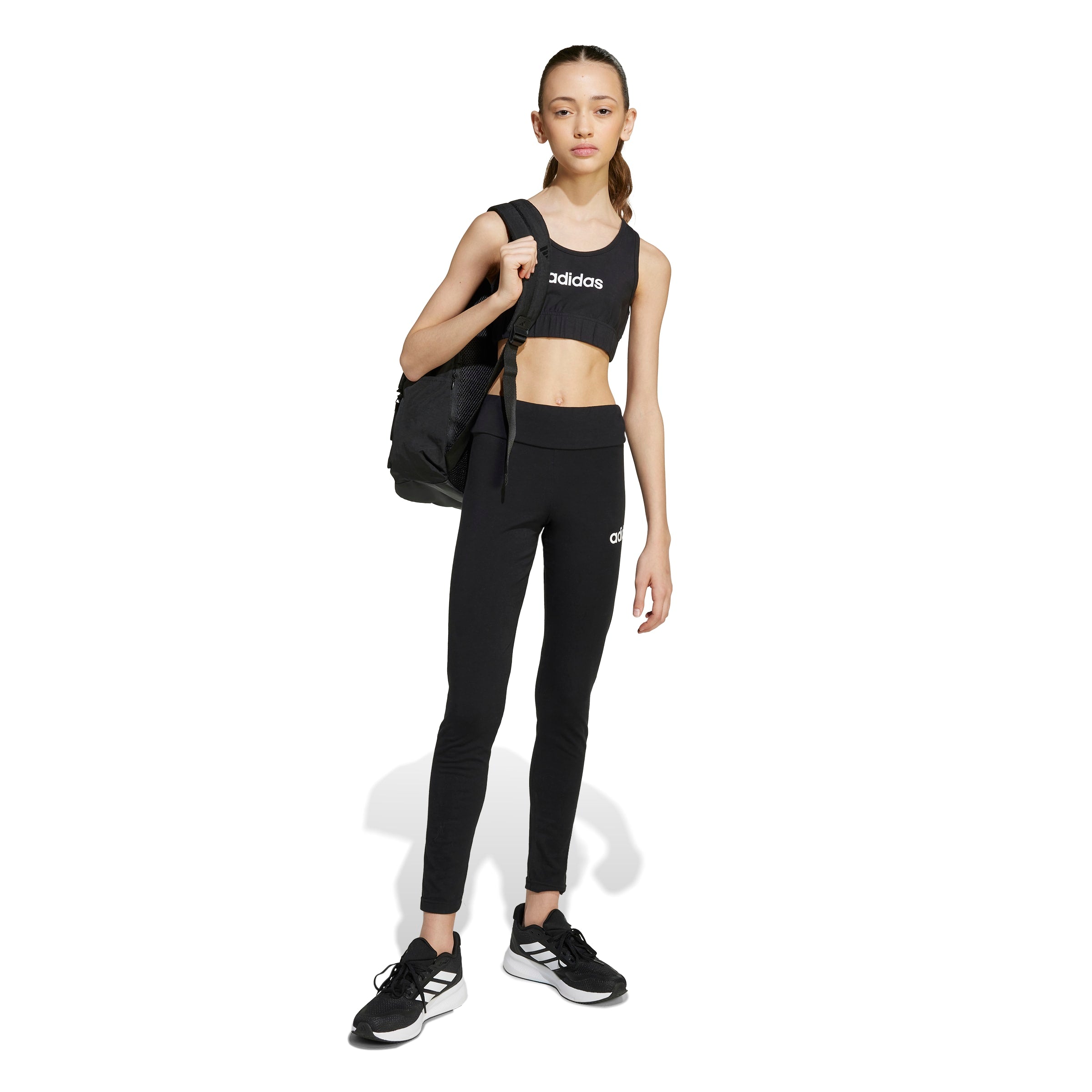 Adidas Reggiseno Sportivo Nero