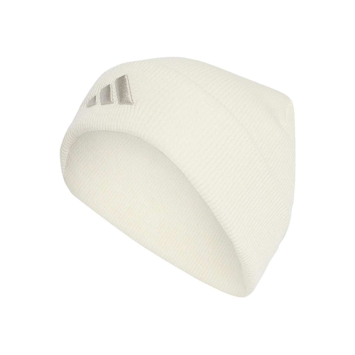 Adidas Berretto con New Logo Sul Risvolto Beige