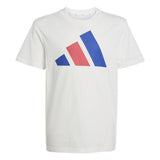 T-shirt Essentials Junior - Bianco / Blu / Rosso