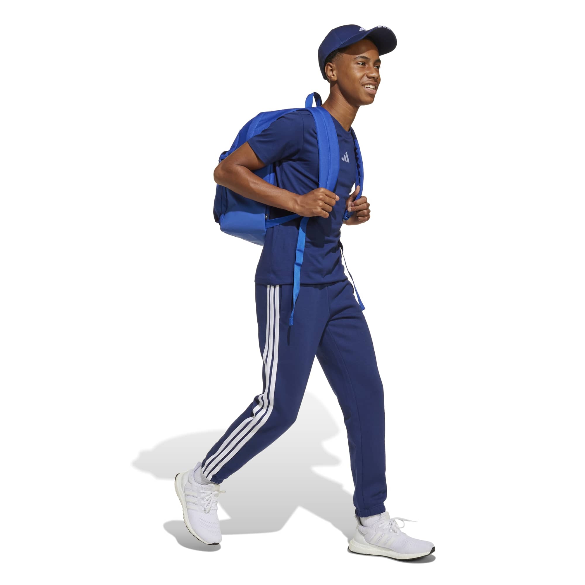 T-shirt Essentials Ragazzo - Blu / Bianco