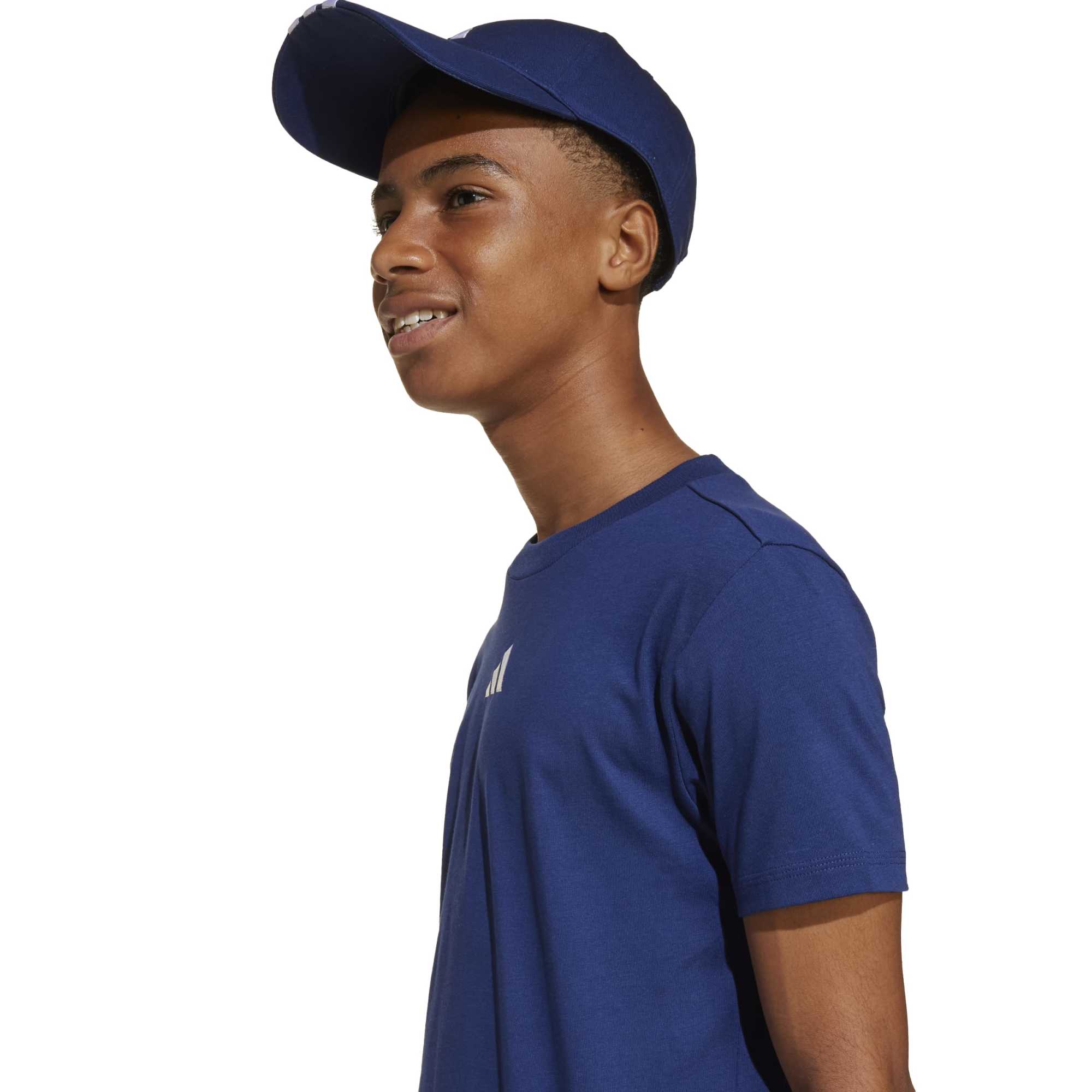 T-shirt Essentials Ragazzo - Blu / Bianco