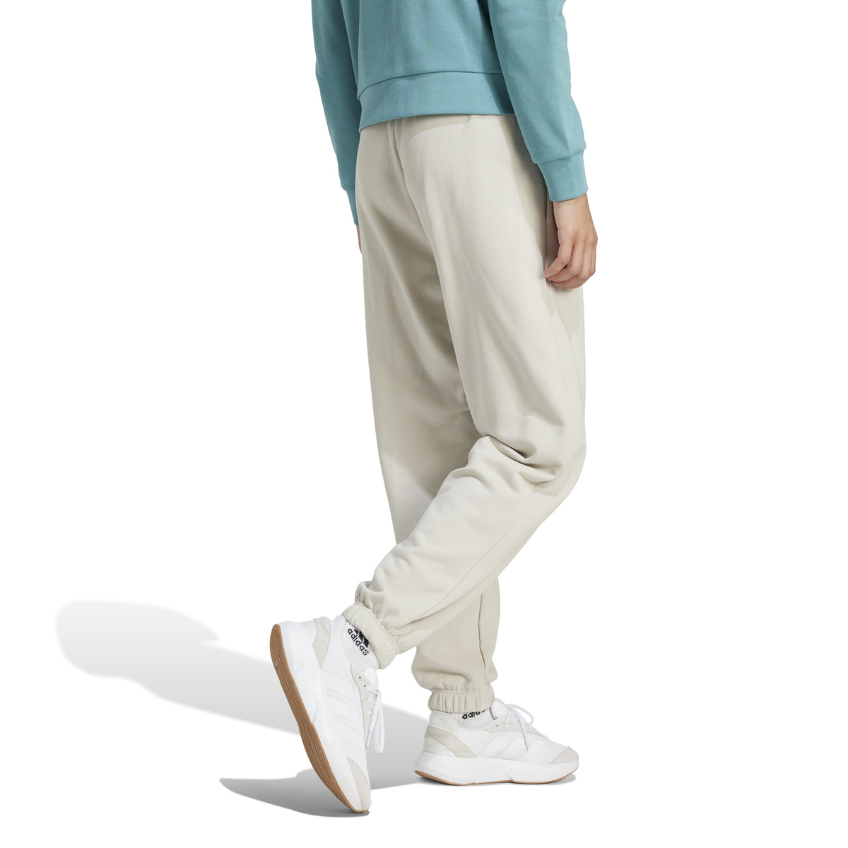 Adidas Pantaloni Essentials Linear French Terry Cuffed Grigio